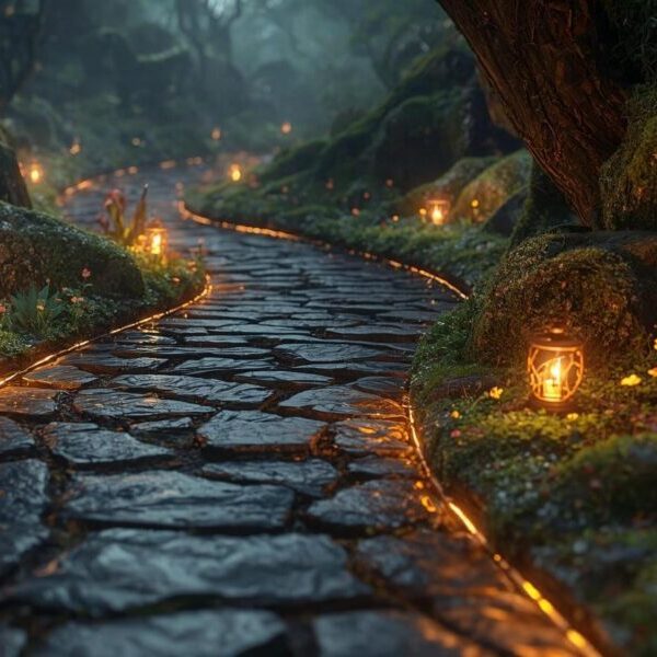 Glowing Pathway