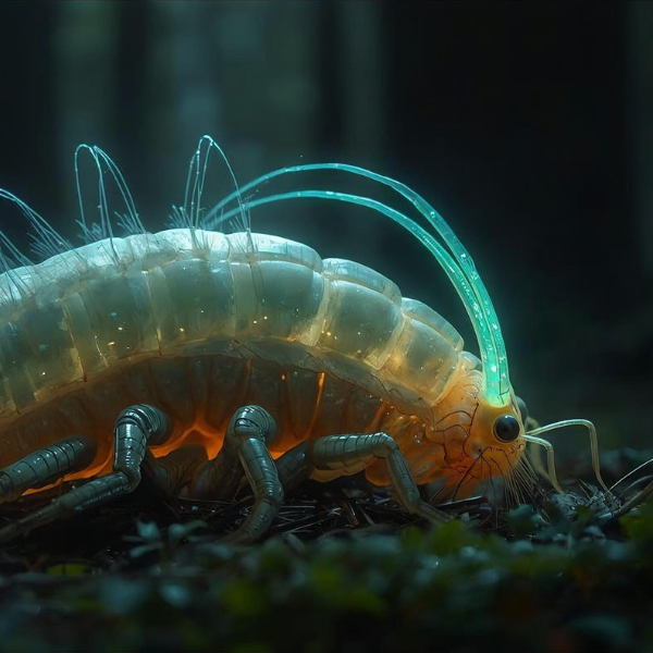 Luminous Forest Larva